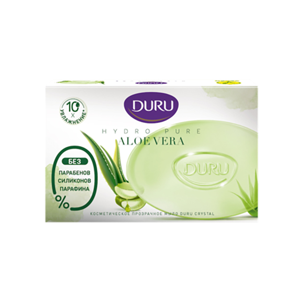 Мыло туалетное DURU HYDRO PURE  106гАлоэ Вера  24