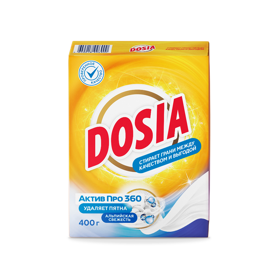 Порошок для стирки DOSIA Optima 400г Альпийская Свежесть