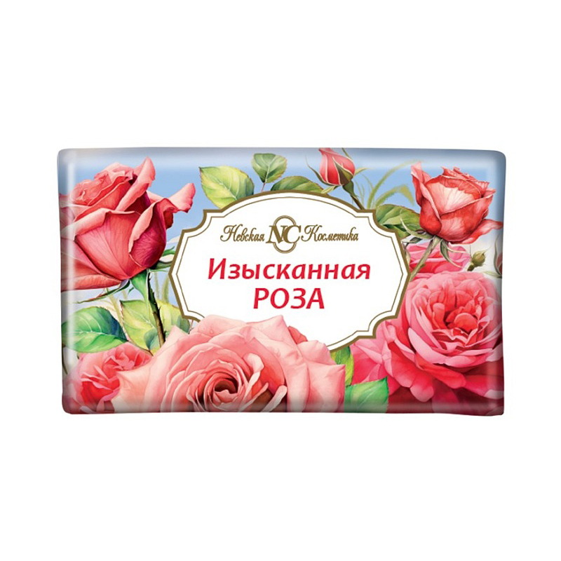 Мыло туалетное Невская косметика 180г Изысканная роза 36