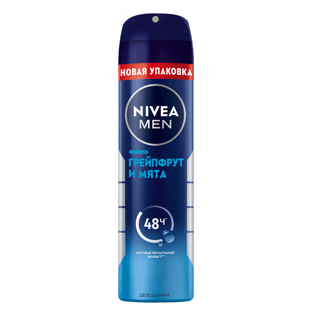 Дезодорант для тела NIVEA MEN 150мл Грейпфрут и мята спрей 6